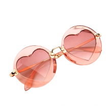 children sunglasses 2020 new arrivals trendy cute round heart shaped shades uv400 plastic sun glasses girl 77639